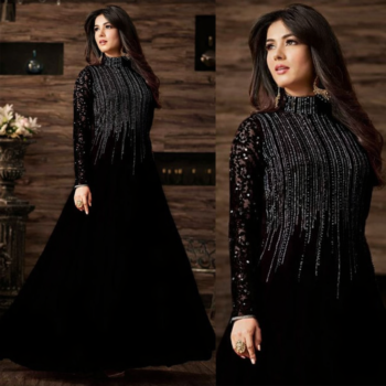 Chiffon Heavy Embroidered Dress Complete 3 Piece Unstitched Code CW-31